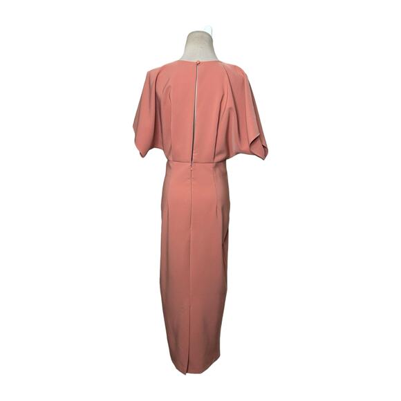 Asos melon short sleeves front pleated midi dress size 6 - Picture 15 of 16